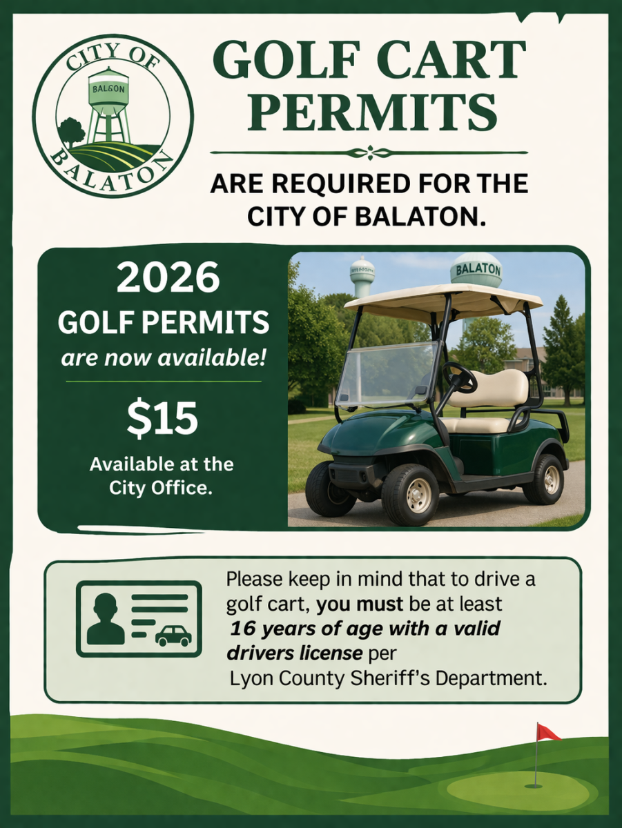 2026 Golf Cart Permit