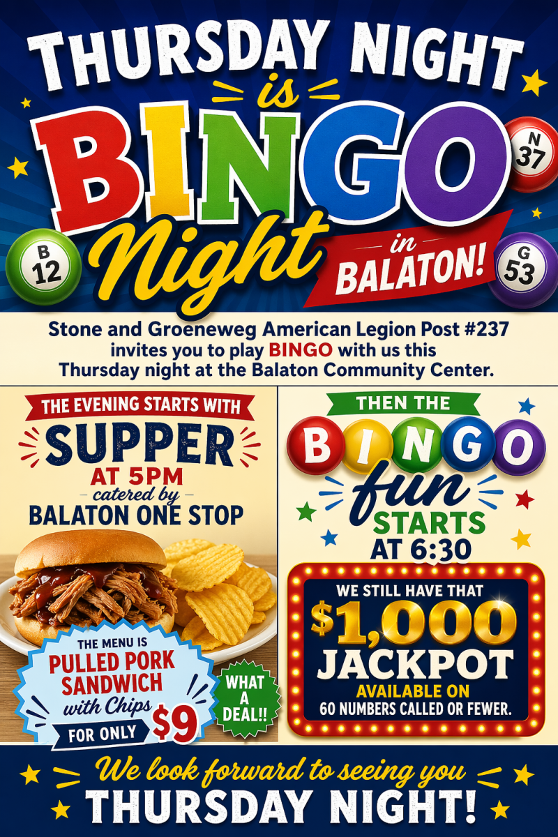 Bingo 4.23.26