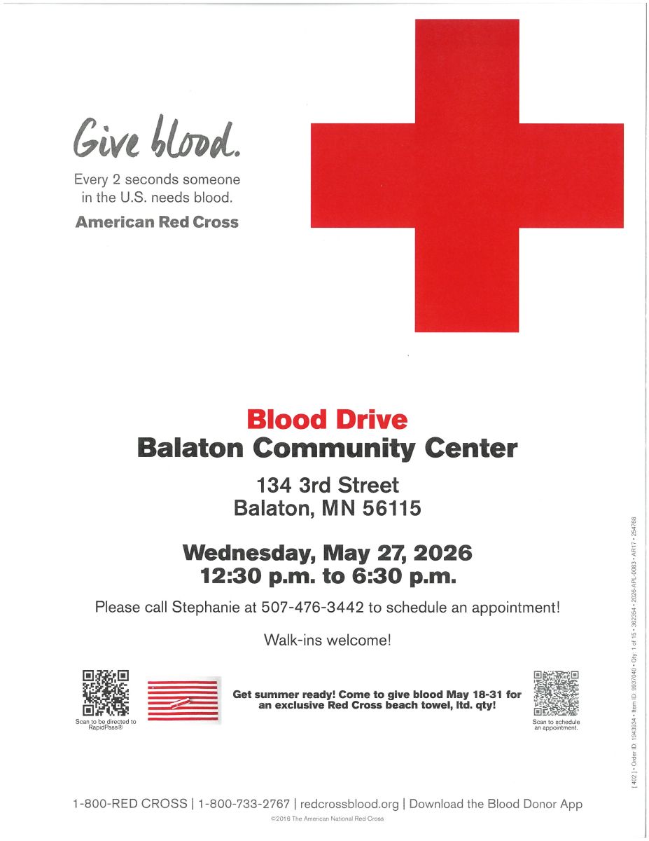 Blood Drive 5.27.2026